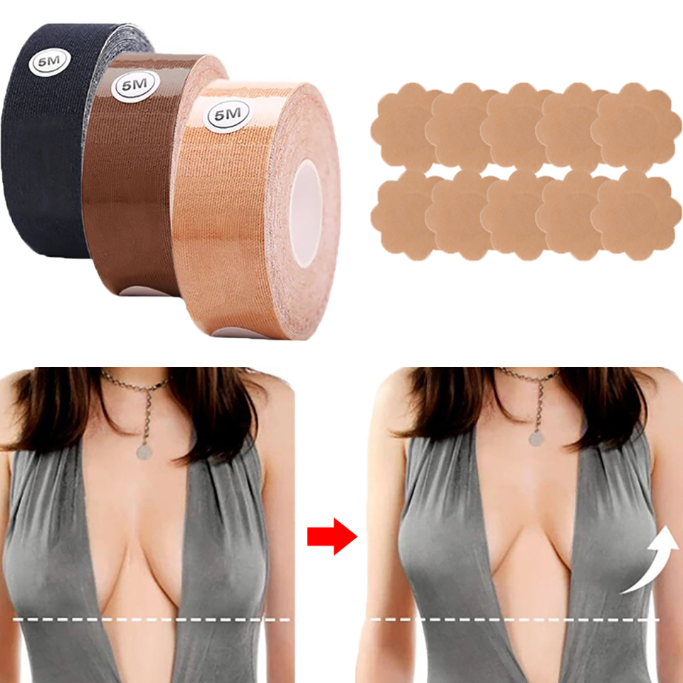 Backless Bra Sticky - Bande adhésive invisible en silicone pour