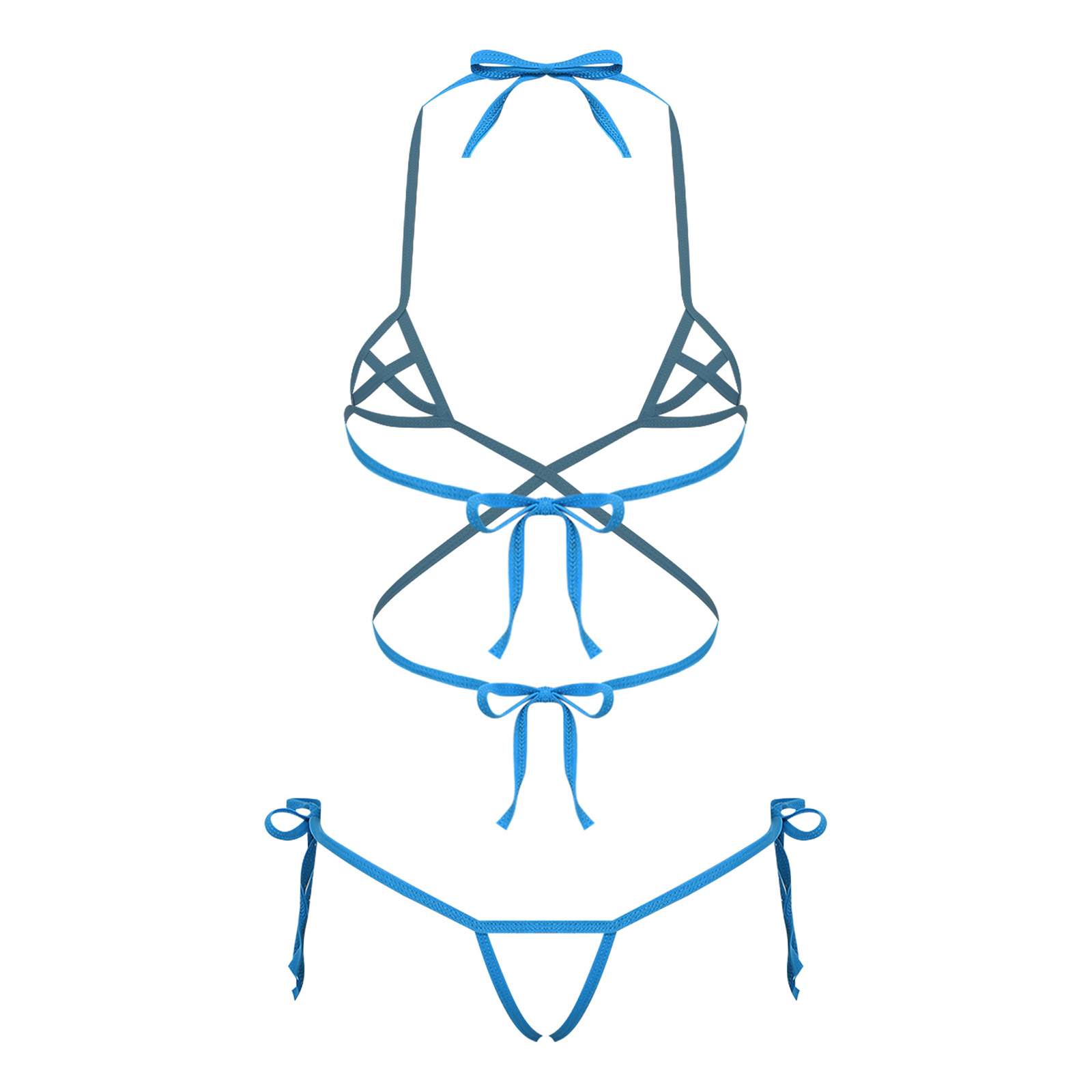 Sheer Bra Lace - Ensemble de maillot de bain bikini