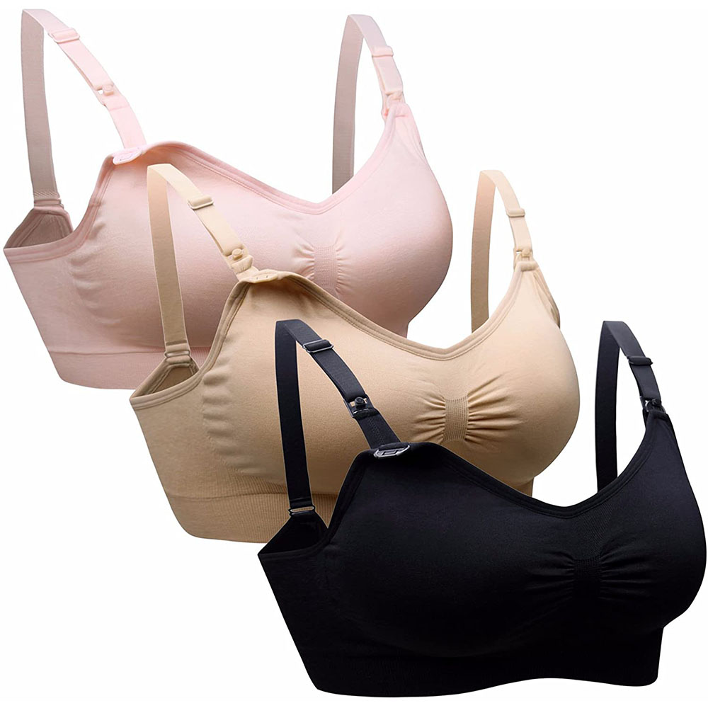 Sleep Bra Bralette - Soutien-gorge push-up d'allaitement sans couture pour