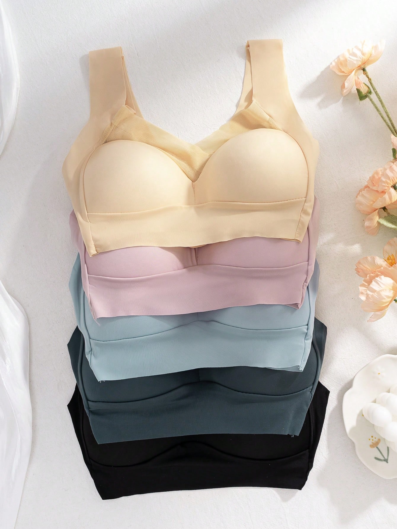 Sleep Bra Bralette - Lot de 5 soutiens-gorge sans couture
