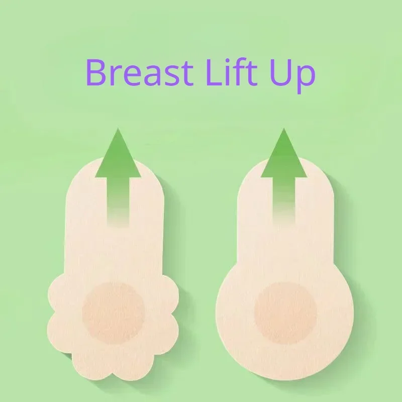 Strapless Bra Adhesive - 10 pièces femmes Invisible sein soulever