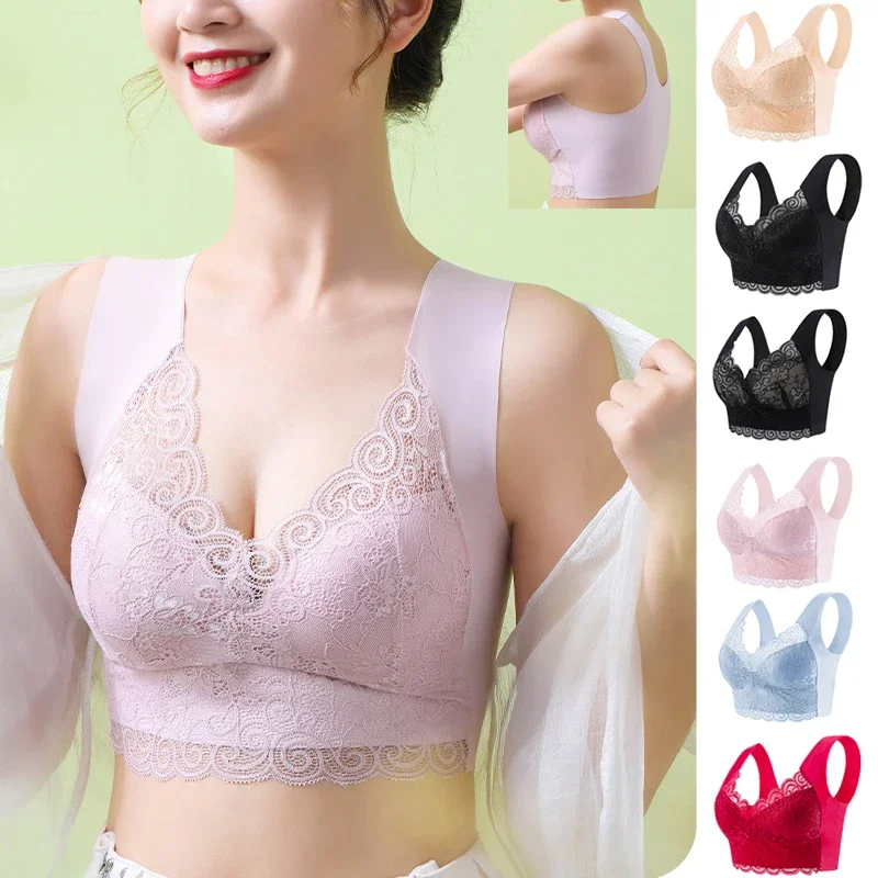 Sleep Bra Bralette - Soutien-gorge en dentelle sans couture en
