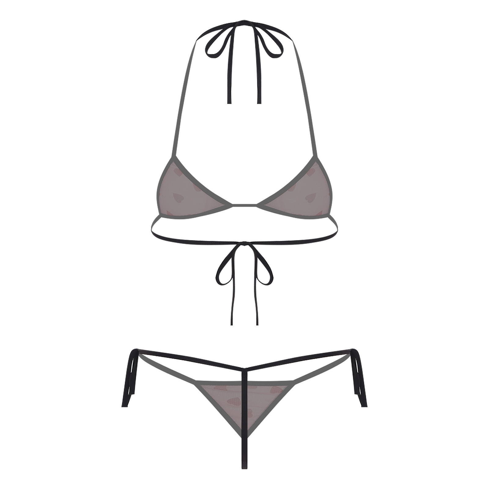 Femmes Micro Mini Bikini Linge - Sheer Mesh Bra avis et prix